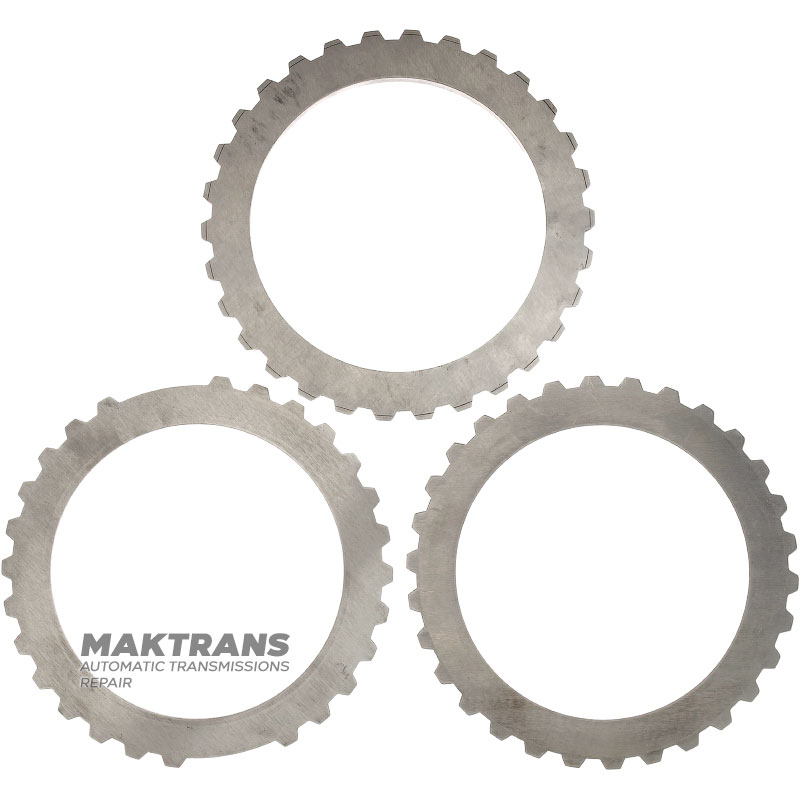 Ford E4OD Intermediate Clutch Steel and Friction Disc Set, 4R100 - 14.75mm Thickness, 158.55mm Int. Diameter, 30 Teeth