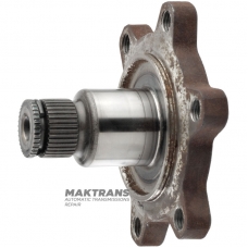 Axle flange (right) VAG DSG DL382 0CK, 0CL, 0CJ - overall height 81 mm, 6 mounting holes (in. Ø 10.60 mm, 57 mm between centers)