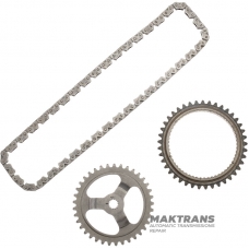 TOYOTA / LEXUS Hybrid PC60 Oil Pump Drive Kit - Chain (40 links), Pinion (41 teeth, OD 80.80 mm), Driven Pinion (37 teeth, OD 72.75 mm)