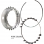 Piston with return spring B2 Brake TOYOTA / LEXUS Hybrid PC60 - overall height 57 mm, outer Ø 185.20 mm, inner Ø 137.80 mm