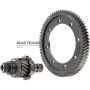 The main pair of the JATCO JF015E differential is an intermediate shaft with 17 teeth (ext. Ø 60.55 mm), 66 teeth (ext. Ø 206.85 mm)