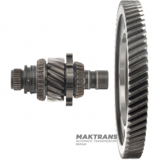 The main pair of the JATCO JF015E differential is an intermediate shaft with 17 teeth (ext. Ø 60.55 mm), 66 teeth (ext. Ø 206.85 mm)