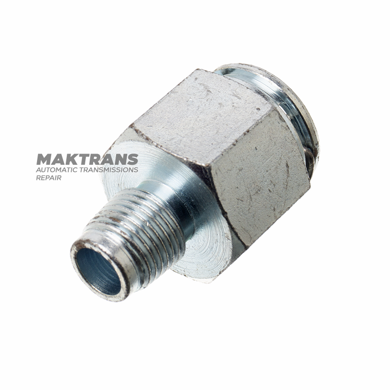 Cooling system nipple / adapter 62TE - overall height 30.55 mm, int. Ø 9.50 mm / 12.55 mm