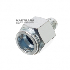 Cooling system nipple / adapter 62TE - overall height 30.55 mm, int. Ø 9.50 mm / 12.55 mm