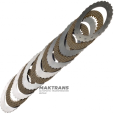 K2 Clutch VAG eHybrid 0DD DQ400 Steel and Friction Disc Set - 6 Friction Discs (Total Set Thickness 24.25mm)