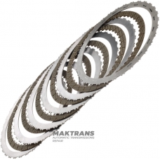 K1 Clutch VAG eHybrid 0DD DQ400 Steel and Friction Disc Set - 5 Friction Discs (Total Set Thickness 20.25mm)