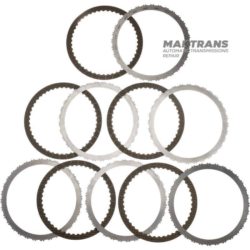 K1 Clutch VAG eHybrid 0DD DQ400 Steel and Friction Disc Set - 5 Friction Discs (Total Set Thickness 20.25mm)