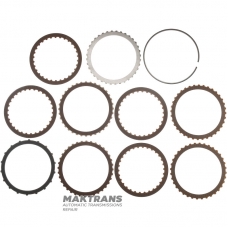 K2 Clutch Mercedes-Benz 722.9 Steel and Friction Disc Set - 4x4 Single-Way Friction Discs