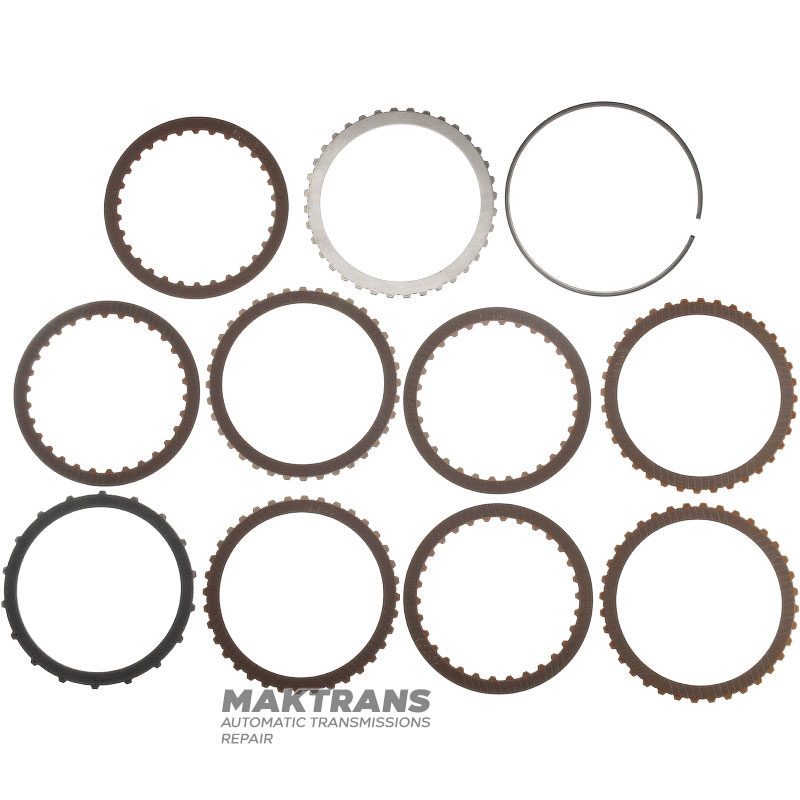 K2 Clutch Mercedes-Benz 722.9 Steel and Friction Disc Set - 4x4 Single-Way Friction Discs