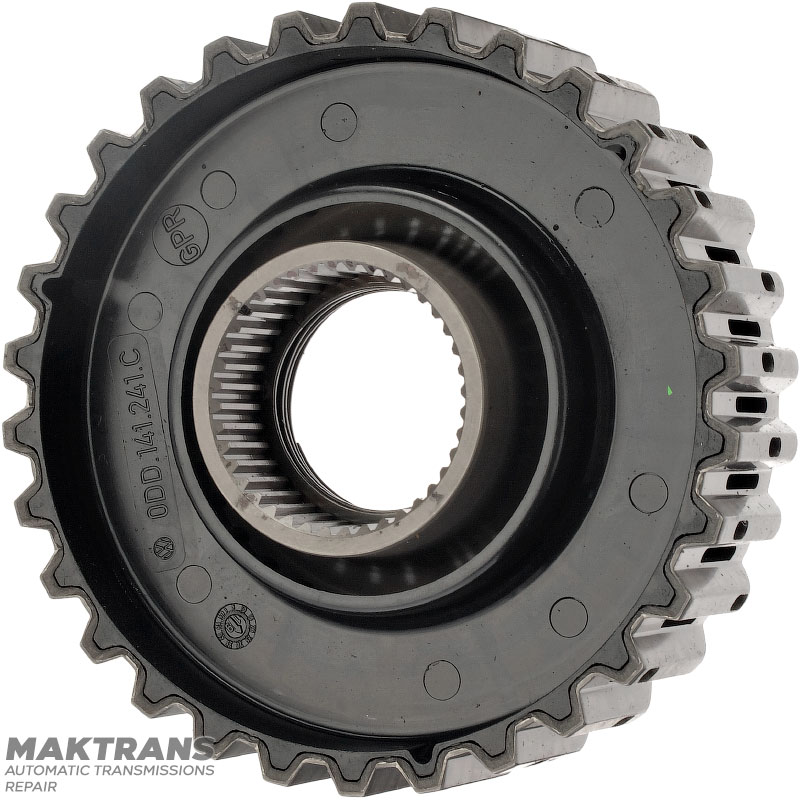 Hub K2 Clutch VAG eHybrid 0DD DQ400 — 0DD141040D, hub height 31.55 mm, outer Ø 100.70 mm, 40 splines