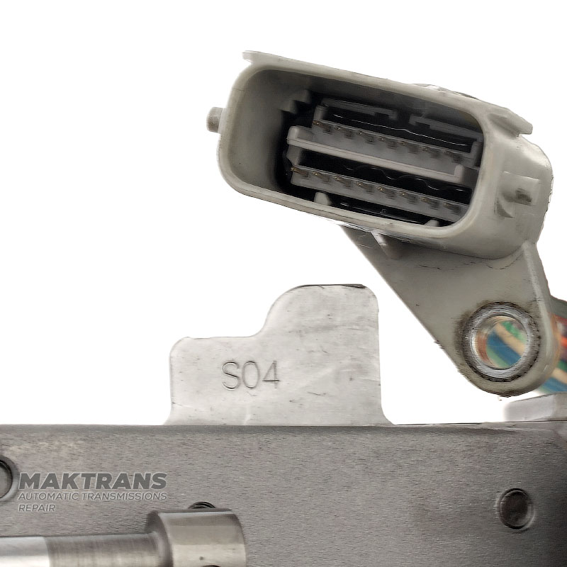 Valve body assembly with solenoids TOYOTA / LEXUS A750E, A750F — separator plate S04