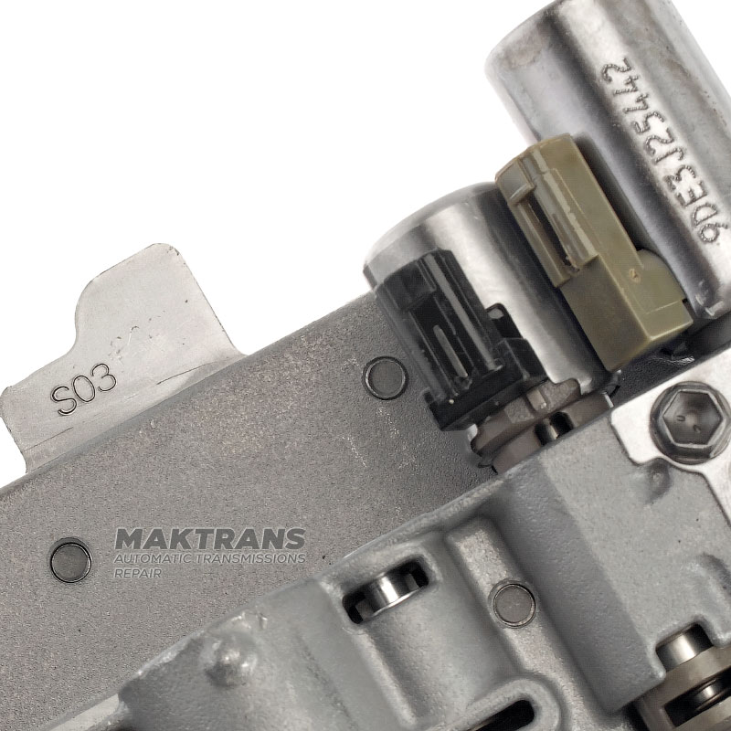 Valve body assembly with solenoids TOYOTA / LEXUS A750E, A750F — separator plate S03