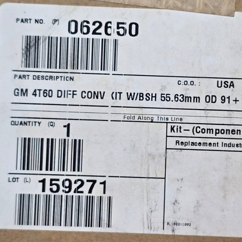 GM 4T60 differential pinion set - 22 teeth (ext. Ø 55.63 mm)