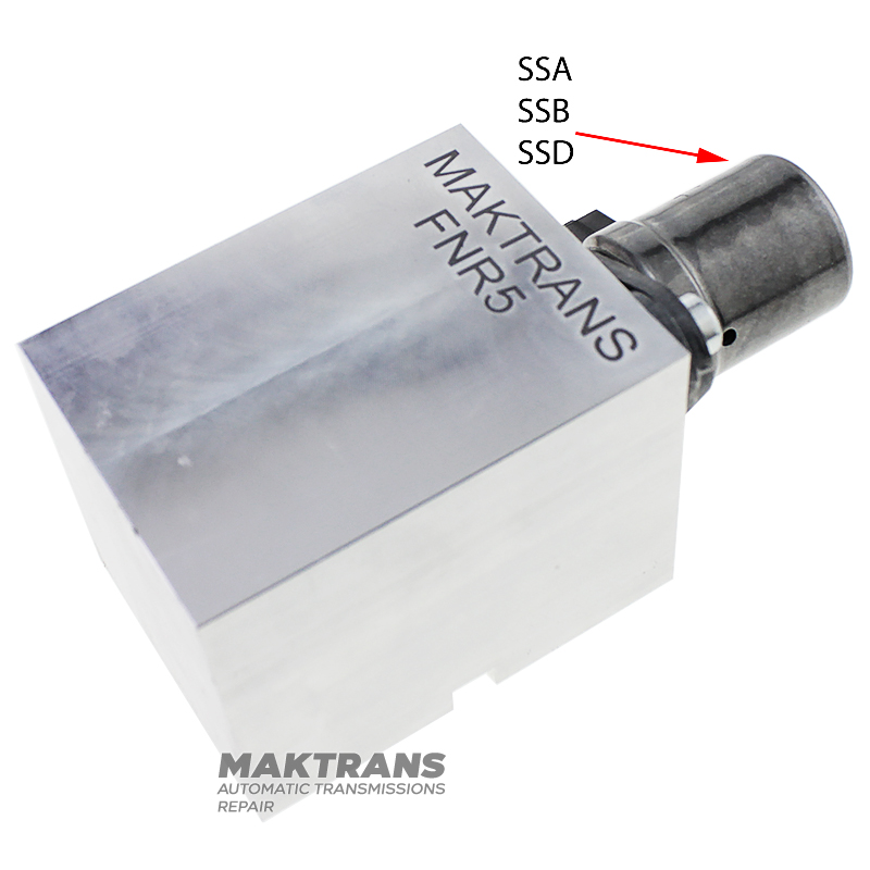 Adapter for testing solenoids 4F27E FNR5