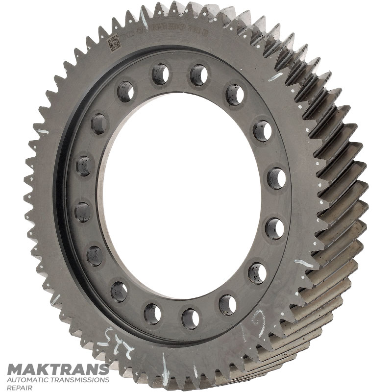 Helical differential gear FORD 6F50, 6F55 — 61 teeth (outer diameter 225.80 mm, 4 notches), AA5P-7F343-CB