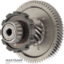 Intermediate shaft of differential FORD 6F50N, 6F55N — 18 teeth (2 notches, outer Ø 75.25 mm), 68 teeth (outer Ø 164.30 mm, width 22.10 mm)