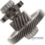 Intermediate shaft of differential FORD 6F50N, 6F55N — 18 teeth (2 notches, outer Ø 75.25 mm), 68 teeth (outer Ø 164.30 mm, width 22.10 mm)