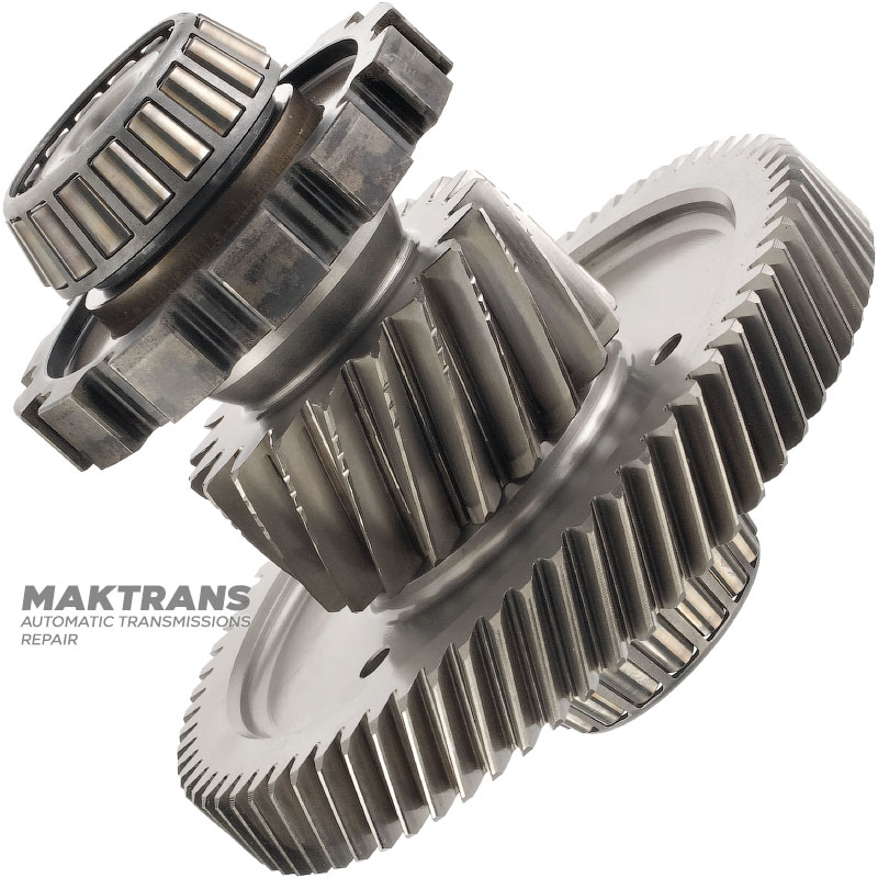 Intermediate shaft of differential FORD 6F50N, 6F55N — 19 teeth (3 notches, outer Ø 78.70 mm), 68 teeth (outer Ø 164.35 mm, width 22.15 mm)