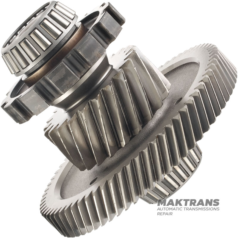 Intermediate shaft of differential FORD 6F50N, 6F55N — 21 teeth (1 notch, outer Ø 85.90 mm), 68 teeth (outer Ø 164.35 mm, width 22.15 mm)