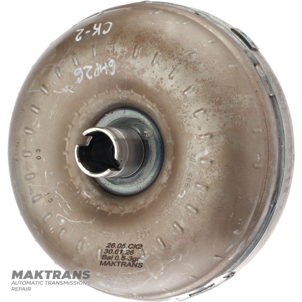 Torque converter (refurbished) ZF 6HP26 - marking F65, Jaguar S