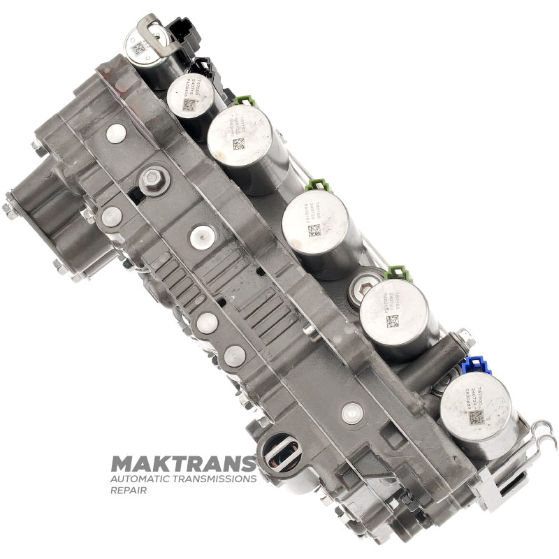 Valve body assembly with solenoids VAG 09H, AQ451 (8-speed transmission) — 09U356039, 46215-T87810, 46214-T87810, 46213-T87810