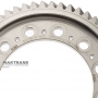 The main pair of helical gears of the differential VAG 09H, AQ451 (8-speed transmission) - 55 teeth (outer Ø 210.90 mm), 17 teeth (outer Ø 73.20 mm) / 51 teeth (outer Ø 150.35 mm)