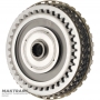 Input shaft, Overdrive Clutch drum VAG 09H, AQ451 (8-speed transmission) - total shaft length 142 mm, 23 splines (ext. Ø 23.40 mm), 5 friction discs