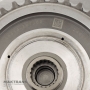 Input shaft, Overdrive Clutch drum VAG 09H, AQ451 (8-speed transmission) - total shaft length 142 mm, 23 splines (ext. Ø 23.40 mm), 5 friction discs
