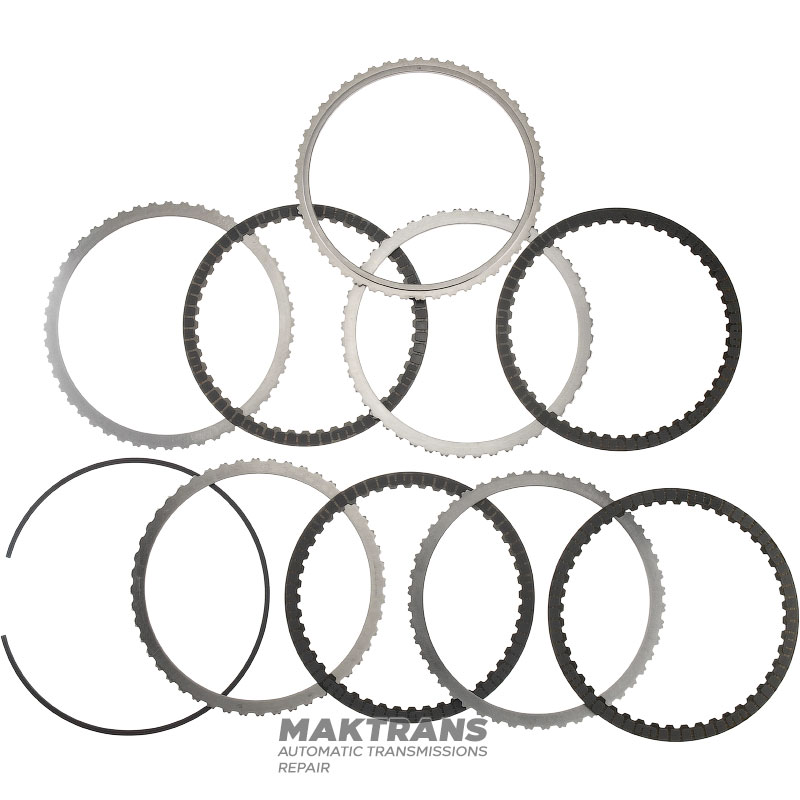 Drum 3-7-R / 4-6 Clutch VAG 09H, AQ451 (8-speed transmission) — 3-7-R Clutch (4 friction discs), 4-6 Clutch (8 single-sided friction discs)