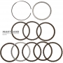Drum 3-7-R / 4-6 Clutch VAG 09H, AQ451 (8-speed transmission) — 3-7-R Clutch (4 friction discs), 4-6 Clutch (8 single-sided friction discs)