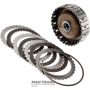 DIRECT 3-4 Clutch Drum Assembly 4F27E, FN4AEL, FNR5, FS5AEL 99-up - 3 dual-sided friction discs (total kit thickness 18.30 mm (21.15 mm))