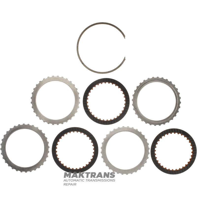 DIRECT 3-4 Clutch Drum Assembly 4F27E, FN4AEL, FNR5, FS5AEL 99-up - 3 dual-sided friction discs (total kit thickness 18.30 mm (21.15 mm))