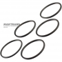 Set of Teflon (solid) rings FORD 8F57 - 5 rings in a set (45x40.75x2.40), 7T4Z-7D019-A
