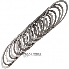 Set of steel and friction discs B1 Reverse Brake RE5R05A 3166295X00 - 7 friction discs (40 teeth), total thickness of the set 31.60 mm, thickness of the steel disc 2 mm