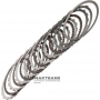 Set of steel and friction discs B1 Reverse Brake RE5R05A 3166295X00 - 7 friction discs (40 teeth), total thickness of the set 31.60 mm, thickness of the steel disc 2 mm