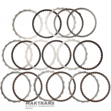 Set of steel and friction discs B1 Reverse Brake RE5R05A 3166295X00 - 7 friction discs (40 teeth), total thickness of the set 31.60 mm, thickness of the steel disc 2 mm
