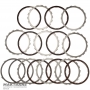 Set of steel and friction discs B1 Reverse Brake RE5R05A 3166295X00 - 7 friction discs (50 teeth), total thickness of the set is 32.20 mm, thickness of the steel disc is 2 mm