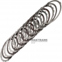 Set of steel and friction discs B1 Reverse Brake RE5R05A 3166295X00 - 7 friction discs (50 teeth), total thickness of the set is 32.20 mm, thickness of the steel disc is 2 mm