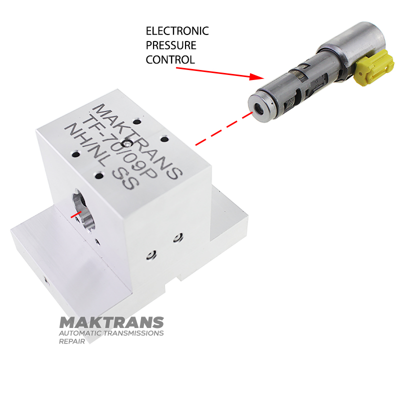 Adapter for testing solenoids AW TF-70SC NH NL, 09G 2nd gen NH NL, AA80E NH NL, U540E NH NL, FW6AEL NH
