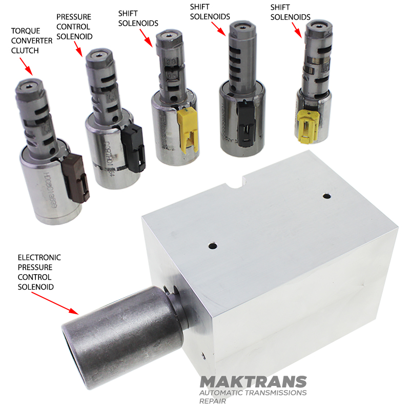 Adapter for testing solenoids TF-60SN 09G NL, 09D NL, TF-80SC NL, TF-81SC NL, A750E NL, A960E A760E NL, 0C8 NL