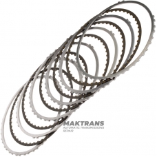 Set of steel and friction discs 2-8 Brake VAG 09H, AQ451 - total thickness 31.35 mm, 5 friction discs