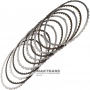 Set of steel and friction discs 2-8 Brake VAG 09H, AQ451 - total thickness 31.35 mm, 5 friction discs