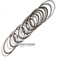 Set of steel and friction discs Low/Reverse Brake VAG 09H, AQ451 - total thickness 22.20 mm, 7 friction discs