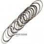 Set of steel and friction discs Low/Reverse Brake VAG 09H, AQ451 - total thickness 22.20 mm, 7 friction discs