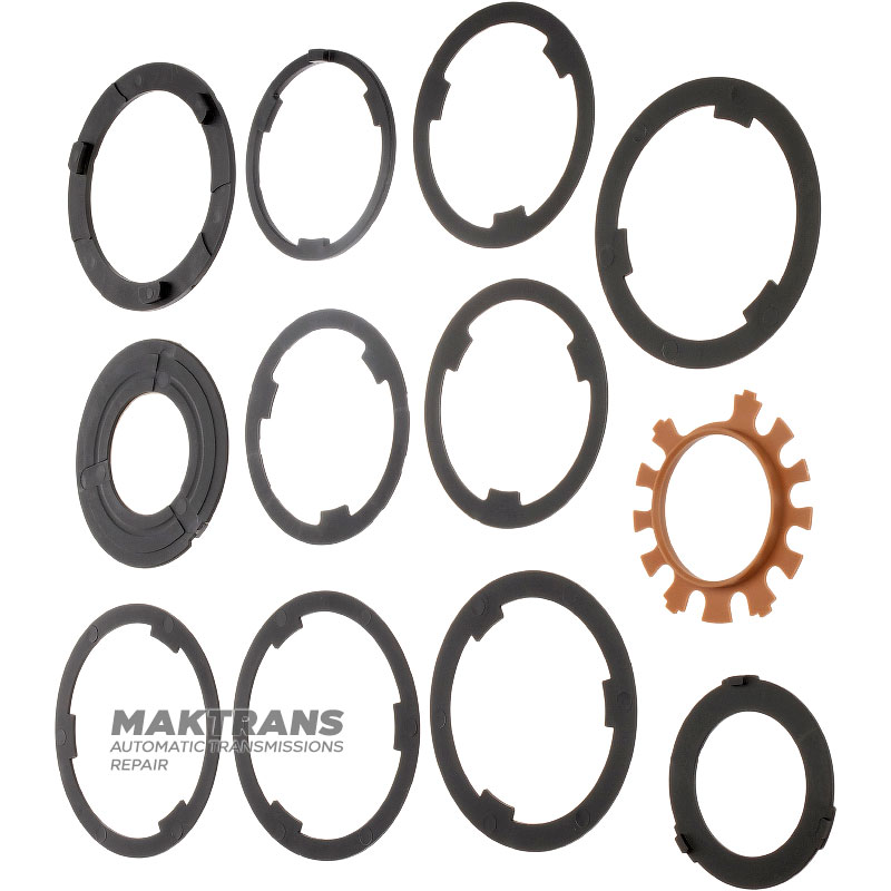 Gasket set 5L40E, 5L50E - 2001-up, with separator plate