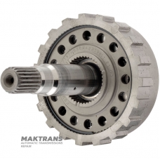 Input shaft / planetary gear (without sun gear) FORD HF55 eCVT PZ18-7A153-AA PZ18-7D055-AA PZ18-7H578-AB - 4 satellites (26 teeth), overall height 152 mm (21 splines, outer Ø 21.80 mm)