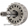 Input shaft / planetary gear (without sun gear) FORD HF55 eCVT PZ18-7A153-AA PZ18-7D055-AA PZ18-7H578-AB - 4 satellites (26 teeth), overall height 152 mm (21 splines, outer Ø 21.80 mm)