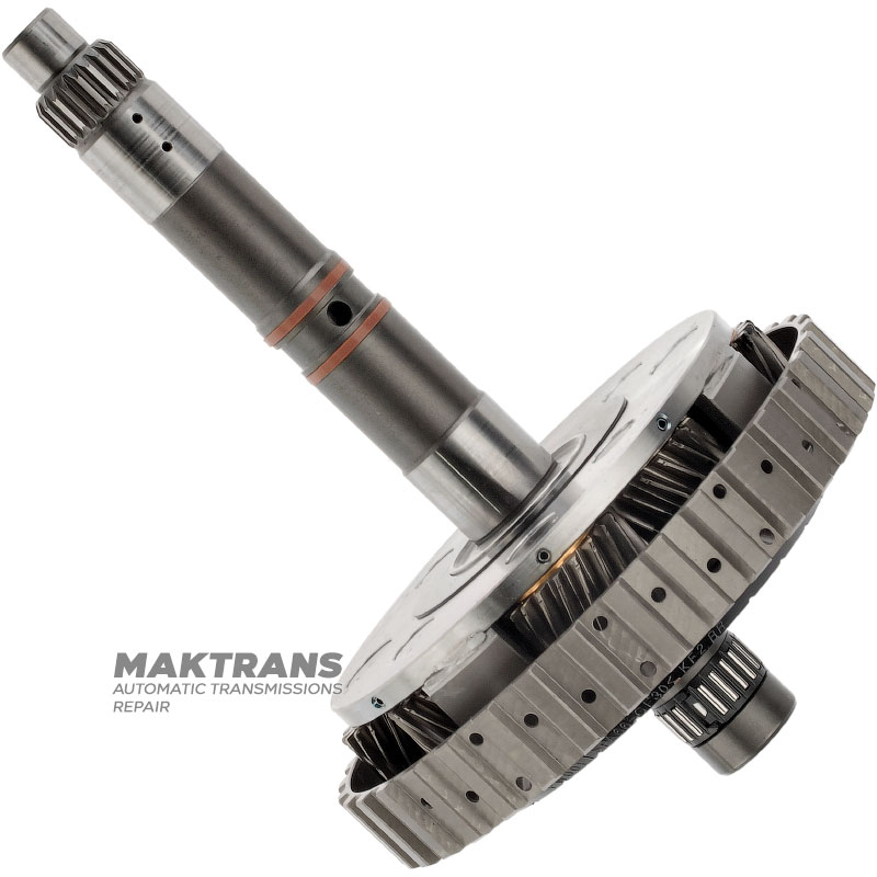 Rear planetary gear VAG 09H, AQ451 (8-speed transmission) — 45762-T87800, 4 satellites (19 teeth) / 4 satellites (18 teeth), sun gear 38 teeth (ext. Ø 58.45 mm)