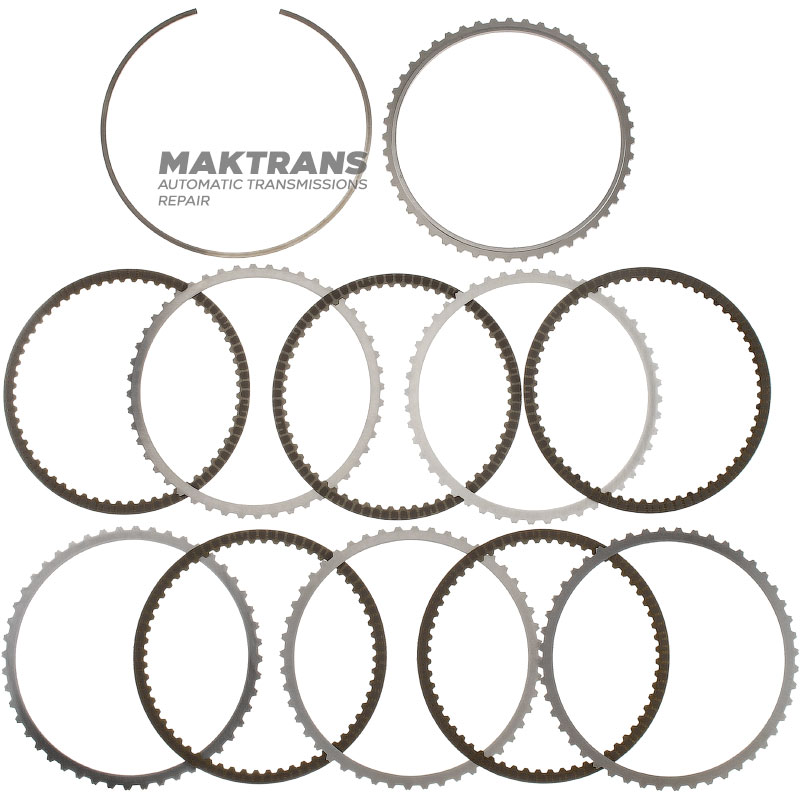 Underdrive Clutch Drum VAG 09H, AQ451 (8-speed transmission) — 45450T87800, 45454T87800, 5 friction discs