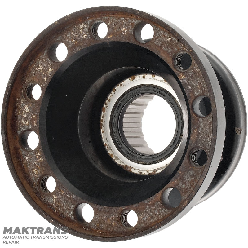 Front flange of the transfer case LEXUS IS250, IS350 A760H - 3478030040, overall height 75 mm, 23 splines, 6 mounting holes (center-center 37 mm)